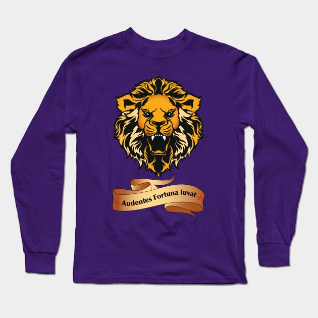 The Lion Long Sleeve T-Shirt by Red Crown Design